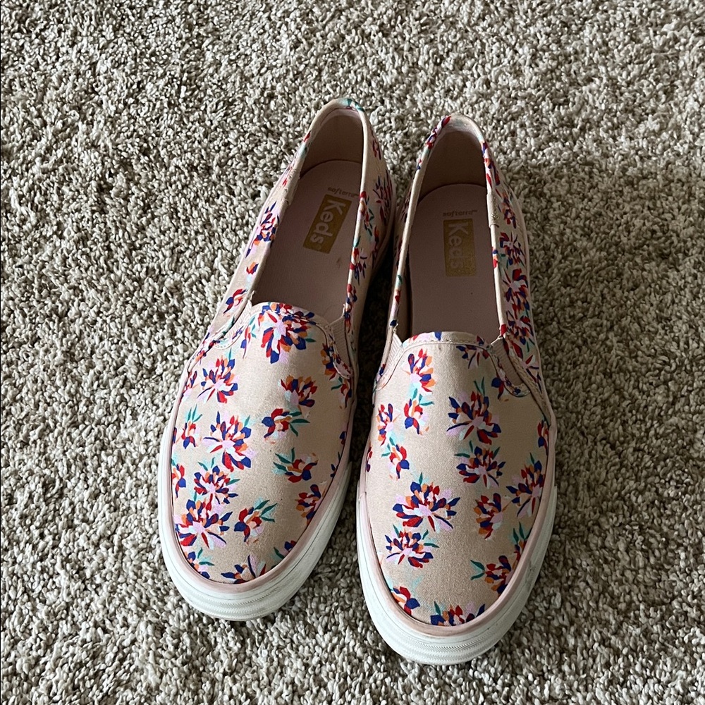Keds Women's Floral Slip-On Sneakers - Pink Multi